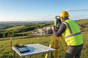 surveyor in field